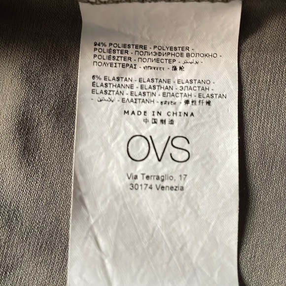 Olive green stretch dress, size medium - Picture 8 of 8